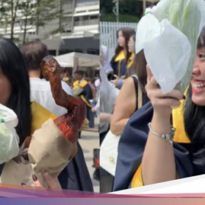 Kreasi Buket Wisuda Unik! Bebek Panggang Utuh yang Bikin Ngiler
