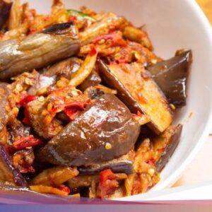 Resep Terong Balado Campur Teri Buat Makan Siang Sedap