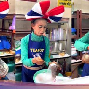 S3 Marketing! Penjual Es Legendaris Nyentrik Ini Sukses Hibur Pelanggan