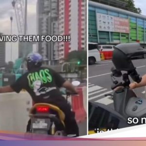 Mulia! Sopir Ojol Berikan Minuman Gratis Hingga Pekerja Konstruksi
