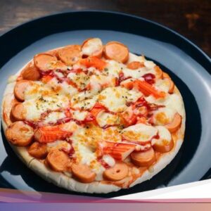 Resep Pizza Sosis dan Crabstick Praktis Pakai Teflon