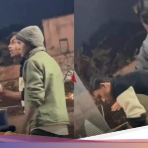 Kacau! Penjual Roti Kaki Lima Ini Ketahuan Ludahi Adonan