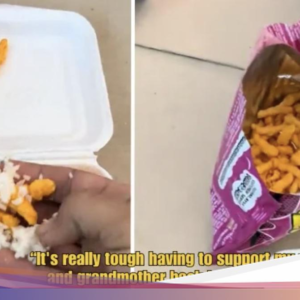 Pekerja Migran Ini Cuma Makan Nasi Putih Pakai Chiki, Netizen Auto Iba