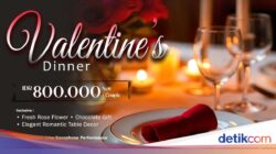 Valentine Spesial Di Romantic Dinner Intimate Diiringi Live Saxophone