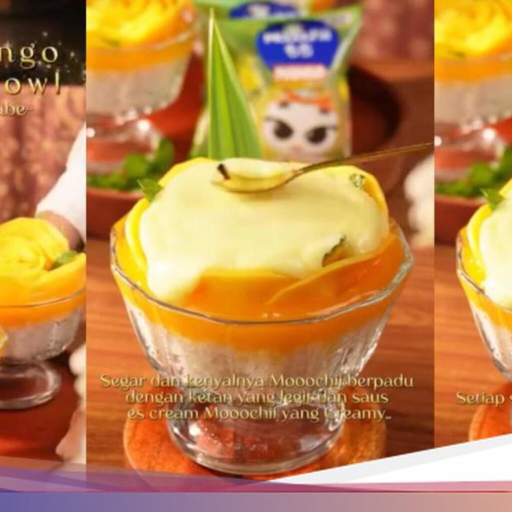 Resep Mooochii Mango Sticky Rice Bowl ala Thailand yang Legit