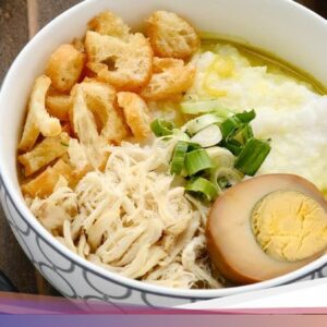 Resep Bubur Ayam Kuah Kuning ala Abang-Abang Buat Sarapan