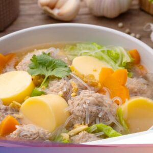 Resep Sop Bola Daging dan Tofu yang Kuahnya Gurih Hangat